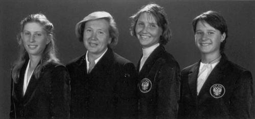 Maria Kostina, Elena Bondarenko, Ouliana Rotmistrova, Svetlana Afanasieva